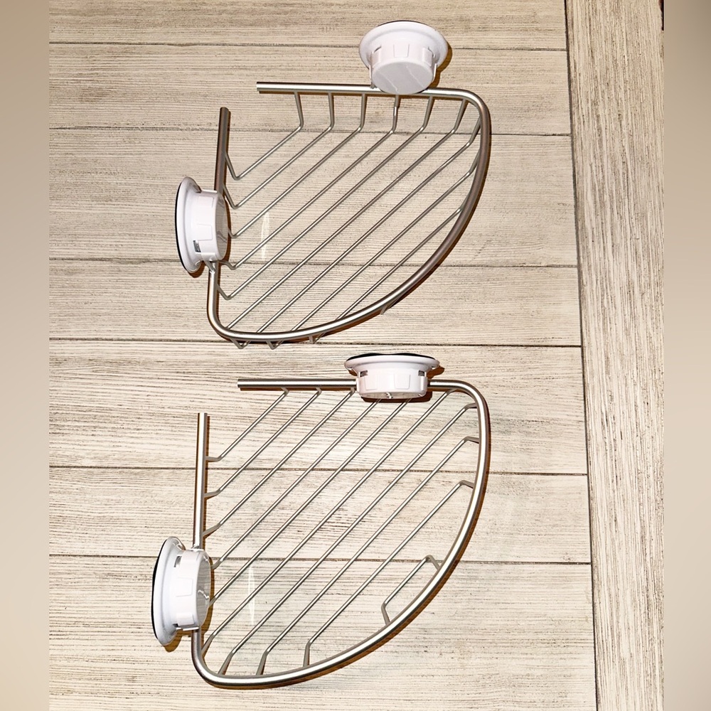***SOLD***Corner Shower shelves / caddy with Suction Cups